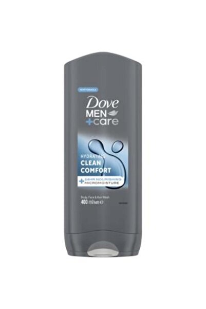 Dove Dove Clean Comfort Men Moisturizing Wash for Body, Face & Hair - 400ml