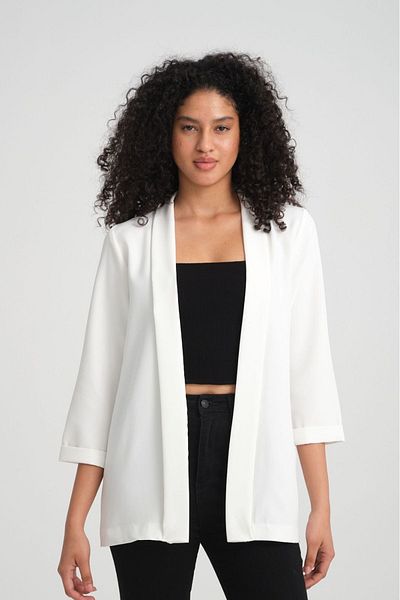 Su Moda Jachetă subțire casual pentru femei Trend de vară - mânecă lungă Capri
