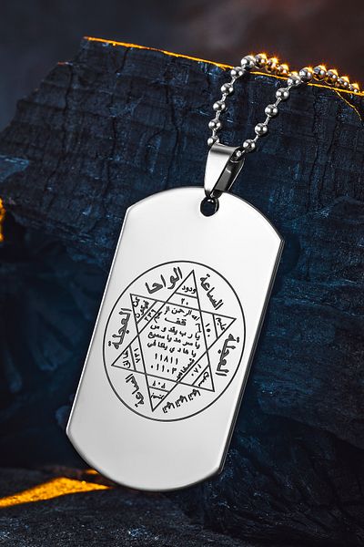 OSMANLI GÜMÜŞ Solomark Steel Hz. Suleiman Sealed Men's Steel Necklace Ball Chain Does Not Tarnish 2 mm