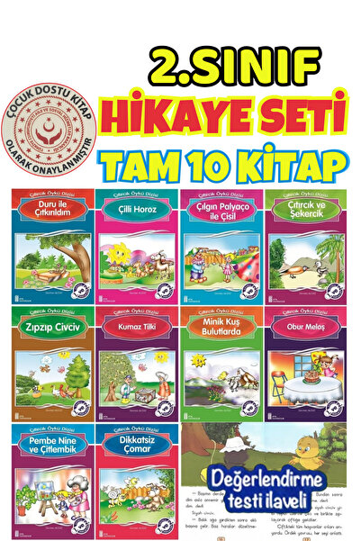 Ata Yayıncılık 2.sınıf Öğrencilerinin Zevkle Okuyacağı 10'lu Hikaye Kitabı Seti