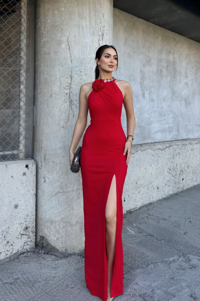 Sindimoda Zerda Gül Detay Tasarım Abiye 583176