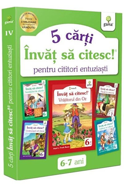 Editura Gama Pachet Invat sa citesc! pentru cititori entuziasti 4