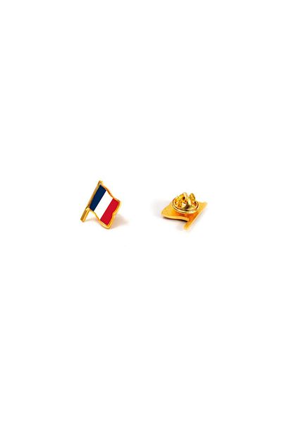 Arhi Design France flag pin badge, 2 pieces