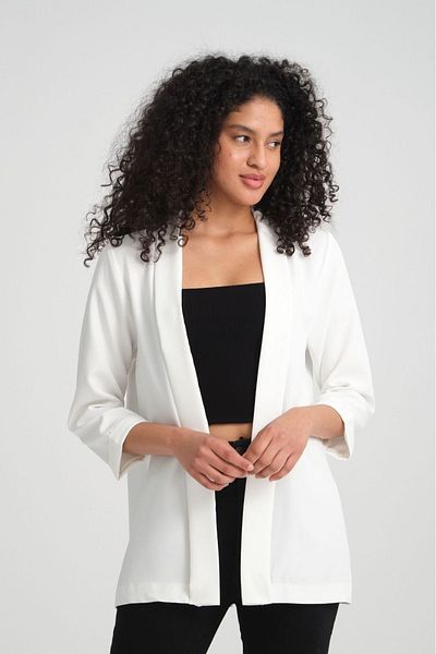 Su Moda Jachetă subțire casual pentru femei Trend de vară - mânecă lungă Capri