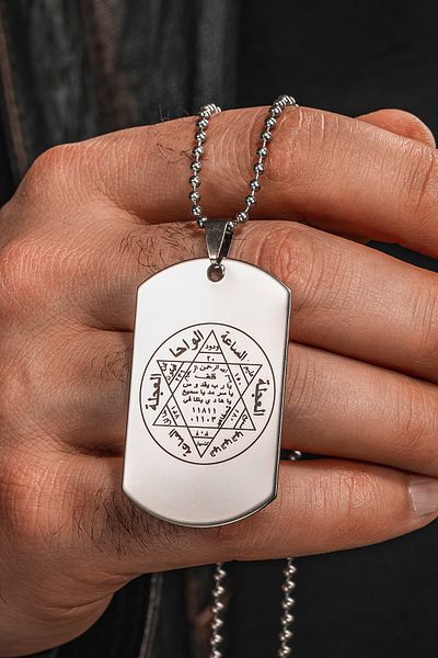 OSMANLI GÜMÜŞ Solomark Steel Hz. Suleiman Sealed Men's Steel Necklace Ball Chain Does Not Tarnish 2 mm