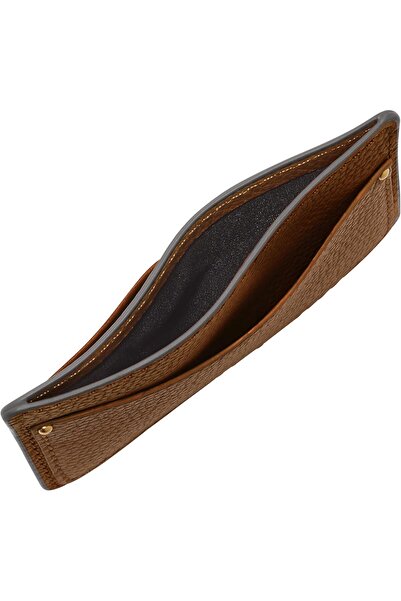 Fossil Men's Card Case, Anderson Brown, One Size