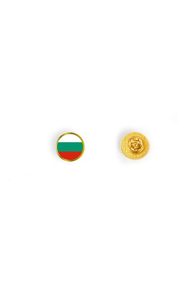 Arhi Design Round pin badge, Bulgaria flag, 2 pieces