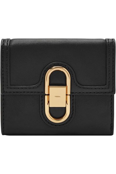 Fossil Avondale Trifold, Black, Black