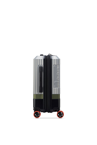 Jeep JH001A Hardcase 4 Double Wheel Expandable Trolley - Silver