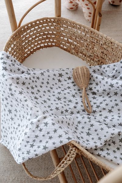 Messido 100X110 cm 100% Cotton Muslin Blanket - Soft and Breathable Baby Blanket
