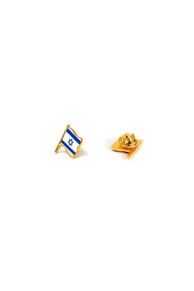 Arhi Design Israel flag pin badge, 2 pieces