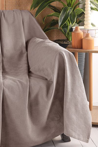 Güvenal Pique Jacquard 100% βαμβακερό μονό πικέ