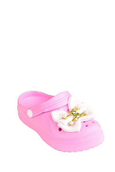 minibonito Girl's Bow Detailed Slippers