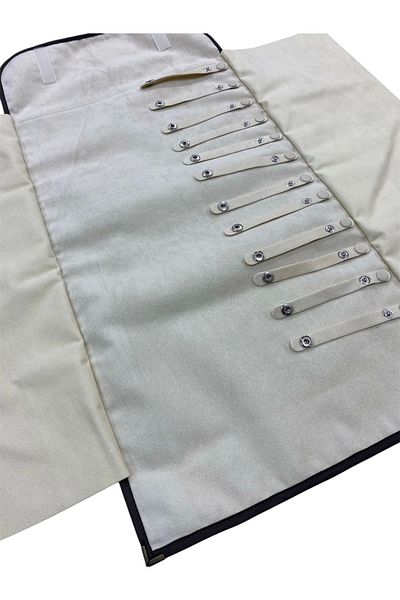 MeGass Dekor Δερμάτινο ύφασμα Καφέ Χρώμα 69 / 33 cm Κολιέ-Αλυσίδα Οθόνη Ταξιδιωτική Θήκη