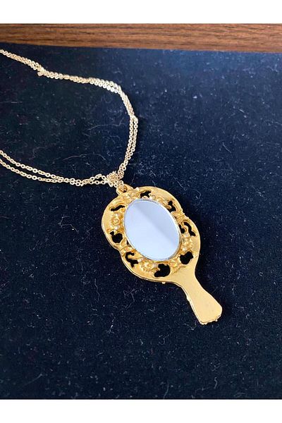 canan dizayn Bohem Gold Mirror Pendant - Special