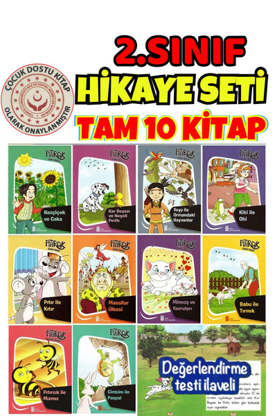 Ata Yayıncılık 2. Sınıf Öğrencileri Için Okuma Kitabı Hikaye Seti Okuma Anlam...