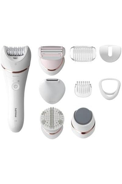 Philips Series 8000 Epilator, Wet And Dry Cordless Hair Removal And Skin Care System, For Legs, Body