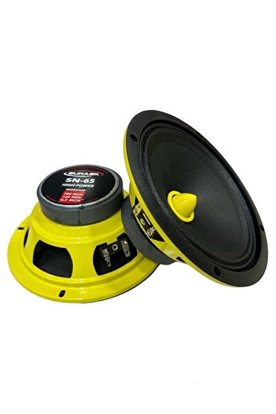 SUNASK Sn-65 16 Cm 700 Watt 125 Rms Kurşun Göbek Midrange Hoparlör Takımı 2 Adet