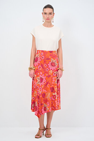 Love My Body Desenli Örme Etek