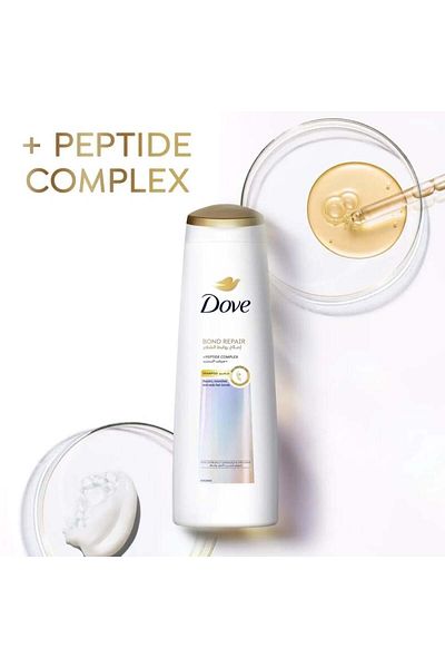 Dove Shampoo for Repairing Links of Dry and Damaged Hair by Dove - 350ml