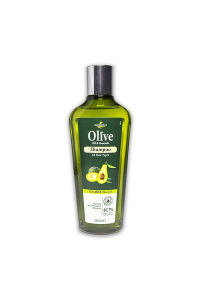 Herbolive Aloe vera shampoo for dry and damaged hair 87.7% natural 200 ml