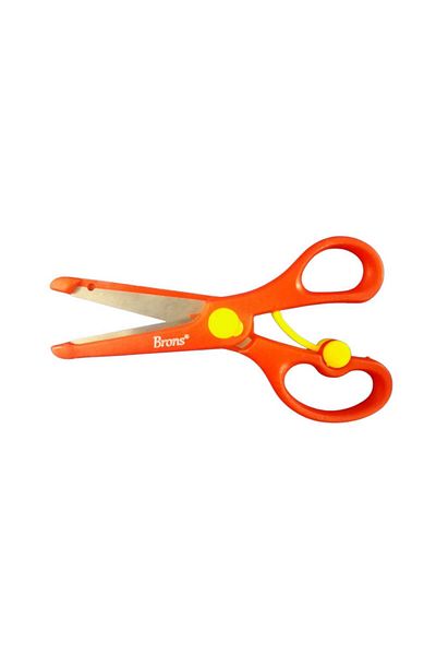 Brons Br-697 Student Scissors with Spring Protection