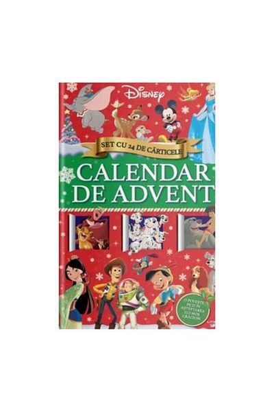 Editura Litera Disney. Calendar de Advent. Set cu 24 de carticele, Disney