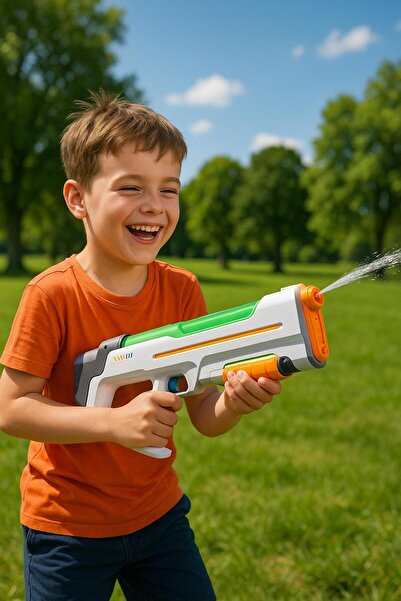 jetlegelsin Şarjlı Neon Işıklı Otomatik Ve Pompalı Su Tüfeği