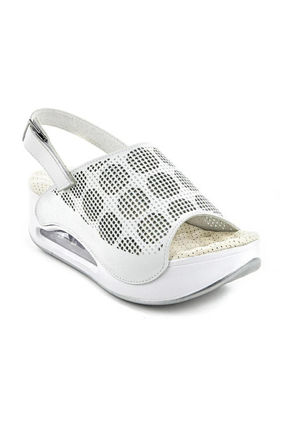 Muya Jambe Air Max Orthopedic Women's White Sandals