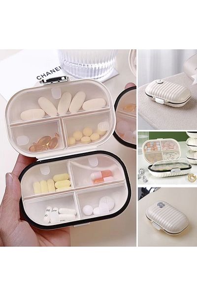 Skygo Buffer ®   Portable Medicine Box 7 Days Compartment Large Medicine Box