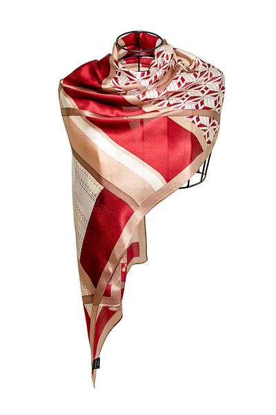 CASHMERE AND SİLK MAWLANA (53X173) Pure Silk Shawl