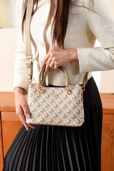 Cacharel Paris Women's 4 Compartment Long Cross Strap Shoulder & Hand Bag