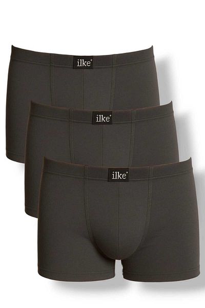 Fanilam İlke Men's Lycra Bamboo Boxers 3 Pieces - Soft, Breathable and Comfortable