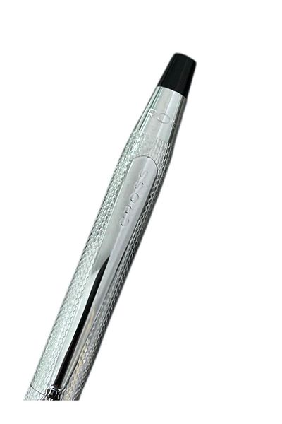 Cross Vintage Herringbone Polished Chrome Ballpoint Pen