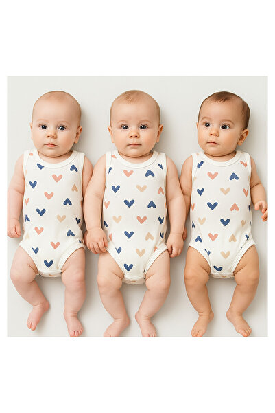nevrankids طقم بدلة للجسم للأطفال حديثي الولادة مكون من 3 قطع