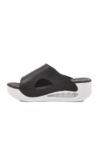 AYAKMOD Black Anatomical High Air Sole Women's Slippers 100-962 Z