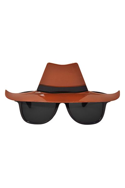 ReilaParty Detective Cowboy Sheriff Party Glasses – Fun Costume and Birthday Accessory