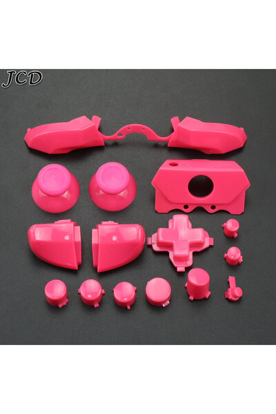 Choice مجموعة كاملة من أزرار التحكم JCD الوردية لجهاز Xbox One Elite 1، RB، L...