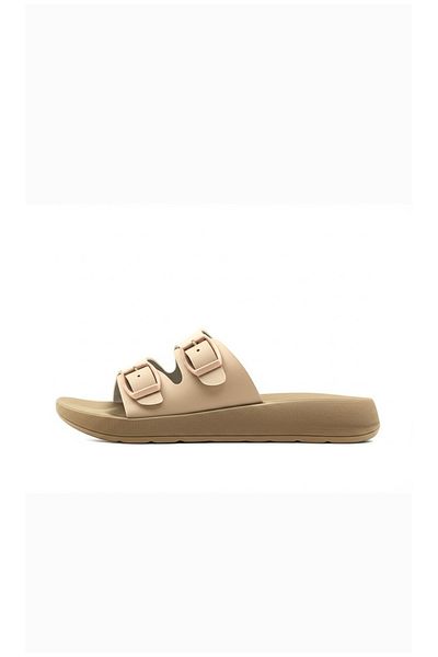 GEZER Mules - Beige - Flat