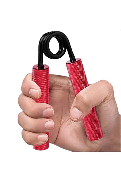 PUFO Flexor profesional pentru antebraț, rezistență 68 kg, mânere metalice, roșu