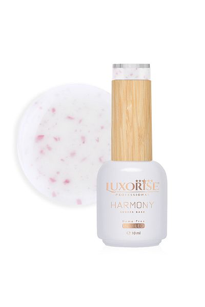 LUXORISE Bază de cauciuc fără hema LUXORISE Harmony - Strălucire de trandafir 10ml