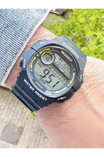 Ferrucci Jaga Men's Wristwatch with Chronometer Black Silicone Cord