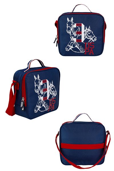 Dönmezler Τσάντα μεσημεριανού γεύματος Thermo Lunch Box με σχέδιο Navy Blue Red 24201