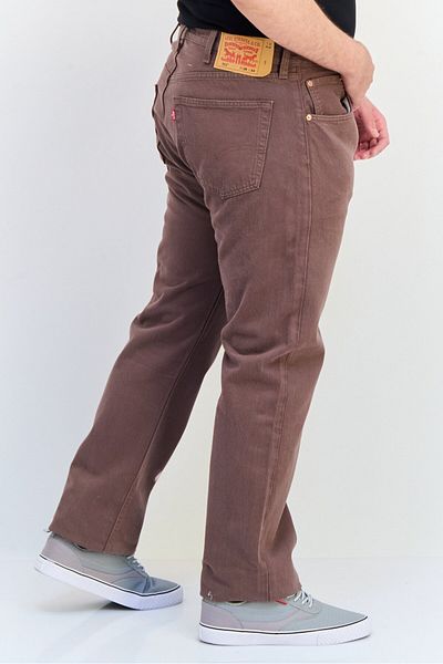 Levi's Men Regular Fit Solid Non-stretchable Jeans, Brown