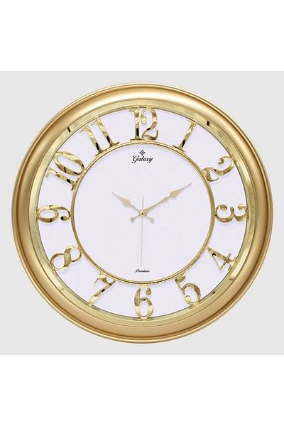 Galaxy Aypaş Ayp 1965-A2 Wall Clock Premium White - Gold Metallized
