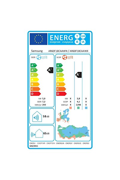 Samsung WindFree Premium Plus AR60F18CAAW/SK A++ 18000 BTU Inverter Duvar Tipi Klima
