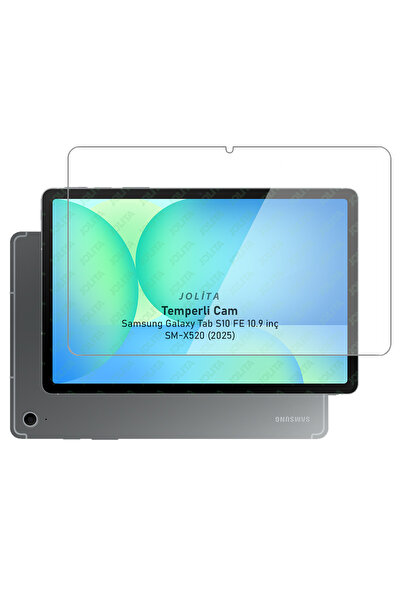 Jolita Samsung Galaxy Tab S10 FE 10.9 inç X520 Uyumlu Temperli Ekran Koruyucu...