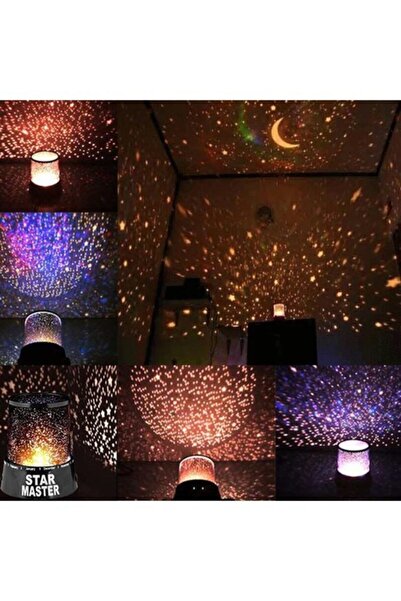nesever Star Master Projeksiyon Gece Lambası