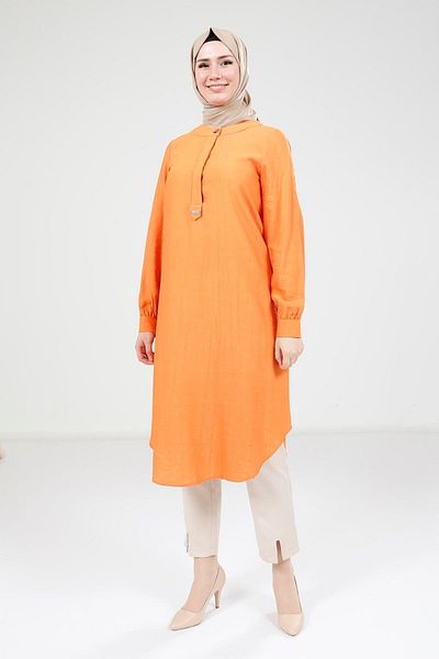 Beyza Orange Tunic 9333