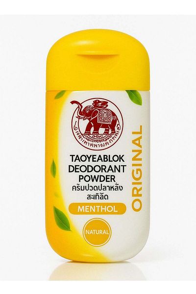 Original Taoyeablok Original Deodorant Powder – Long-Lasting Freshness with Menthol | Natural Odor Control